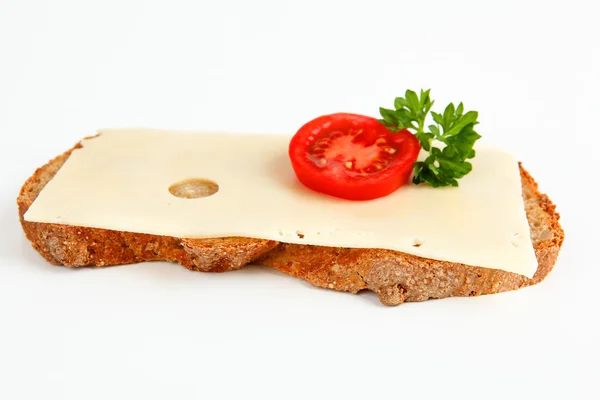 Brot mit Käse — Stockfoto