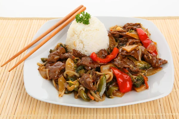 Beef chop suey Royalty Free Stock Photos