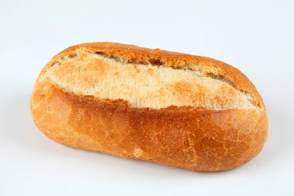 长棍面包与白色背景 — 图库照片