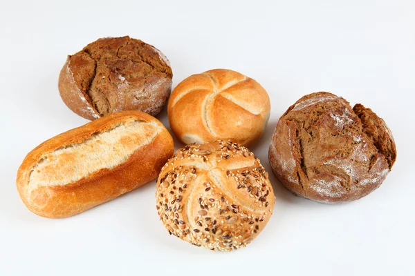 Gemengde brood broodjes — Stockfoto