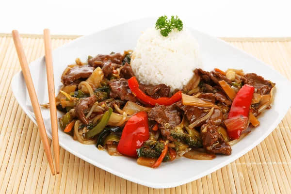 Beef chop suey Royalty Free Stock Images