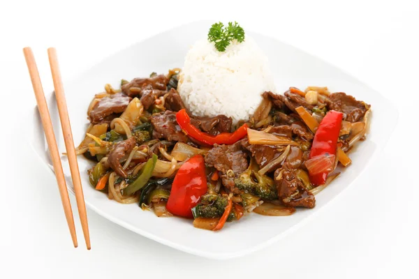 Beef chop suey Royalty Free Stock Images