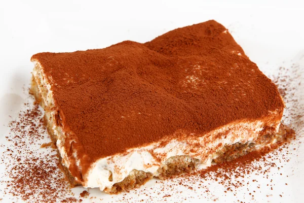 Tiramisú con cacao en polvo —  Fotos de Stock