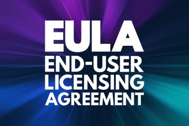 EULA - Kullanıcı Lisans Anlaşması Kısaltma, teknoloji kavramı geçmişi