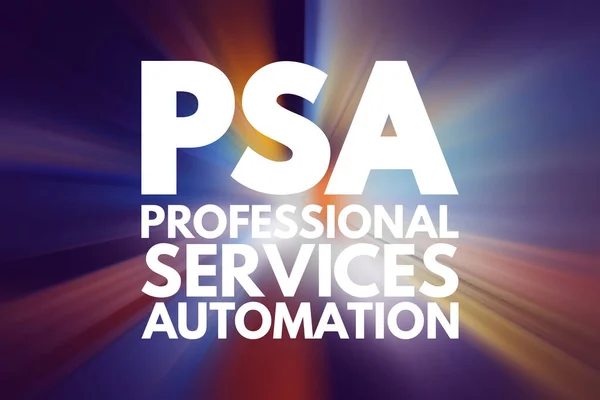 Psa Services Professionnels Acronyme Automatisation Contexte Technologique — Photo