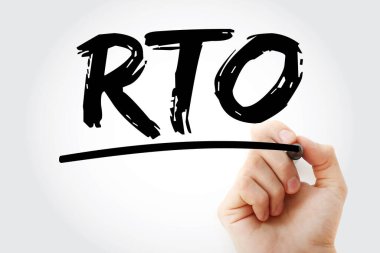 RTO - Kurtarma Zamanı Hedefi kısaltması, iş konsepti geçmişi