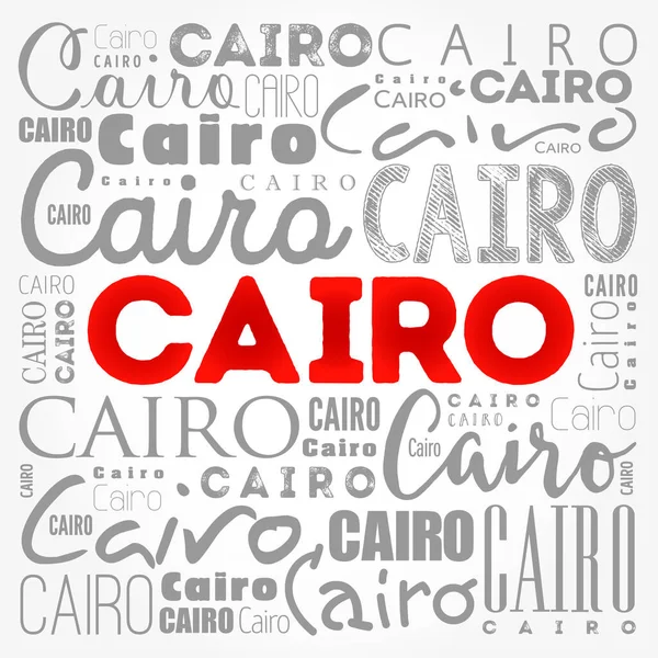 Cairo Papier Peint Nuage Concept Voyage Arrière Plan — Photo