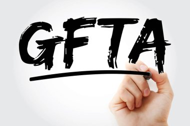 GFTA - Büyük Serbest Ticaret Alanı keçeli kısaltması, iş konsepti geçmişi