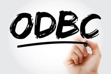 ODBC - Veritabanı Bağlantısını İşaretleyici, kavram arkaplanı ile aç