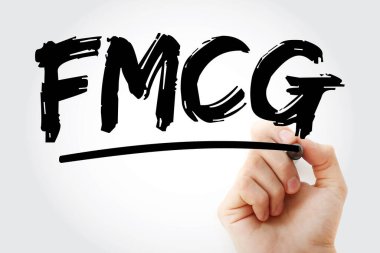 FMCG - Hızlı Taşıyıcı Tüketici Malları İşaretleyici ile kısaltma, kavram arka planı