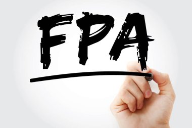 FPA - Finansal Planlama ve Analiz kısaltması işaretleyici, kavram geçmişi