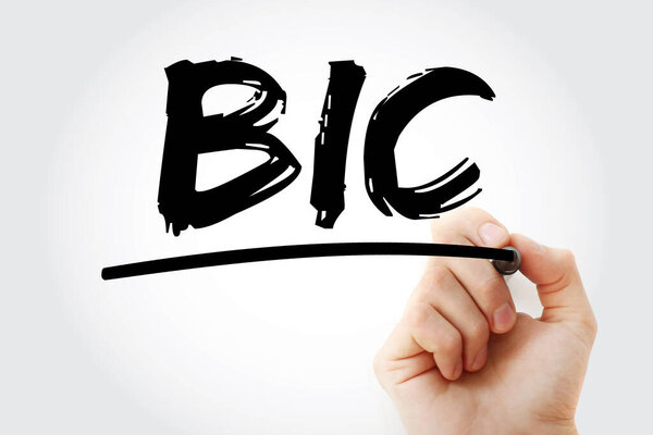 BIC - сокращение кодового обозначения банка с маркером, предысторией бизнес-концепции