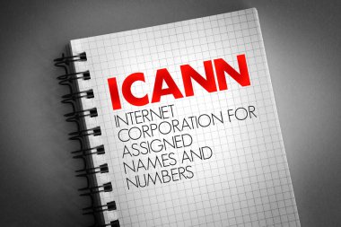 ICANN - Not defterindeki İnternet Atanmış İsim ve Sayılar Kurumu kısaltması, teknoloji kavramı geçmişi