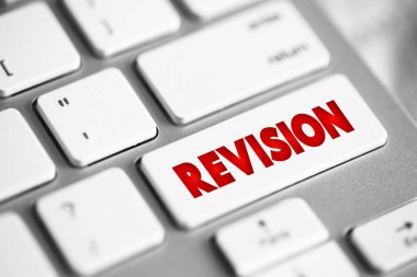 Klavyedeki revizyon düğmesi, eğitim kavramı geri gruplandırması