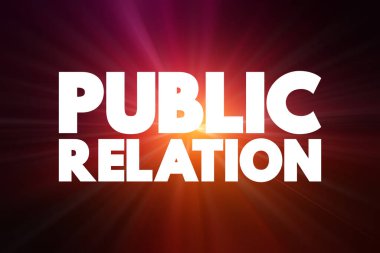 Halkla İlişkiler metni alıntısı, kavram grubu