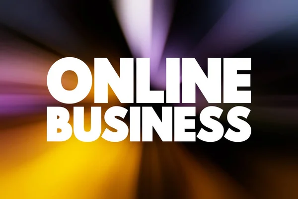 Citazione Testuale Business Online Background Concettuale — Foto Stock
