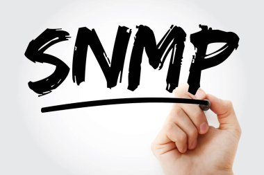 SNMP - İşaretleyicili Basit Ağ Yönetimi Protokolü kısaltması, teknoloji kavramı