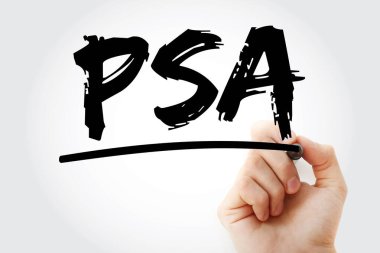 PSA - İşaretleyicili Profesyonel Hizmetler Otomasyon kısaltması, teknoloji kavramı