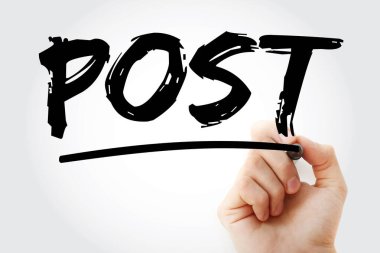 POST - Kendi kendini test etme kısaltması işaretleyici, teknoloji kavramı