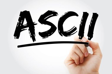 ASCII - Amerikan Bilgi Değişimi Kısaltma Kodu İşaretleyici, teknoloji kavramı