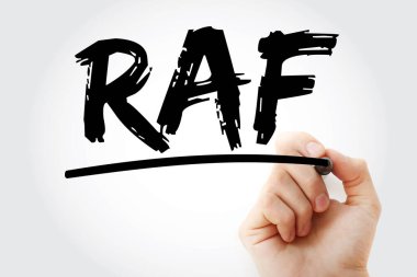 RAF - Kalemli Risk Değerlendirme Çerçevesi kısaltması, iş konsepti geçmişi