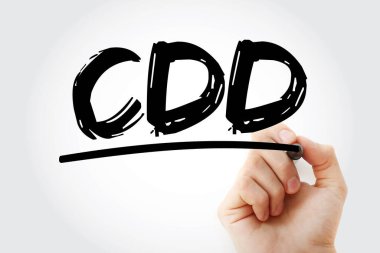 CDD - İşaretleyicili Sözleşme Teslim Tarihi kısaltması, iş konsepti geçmişi