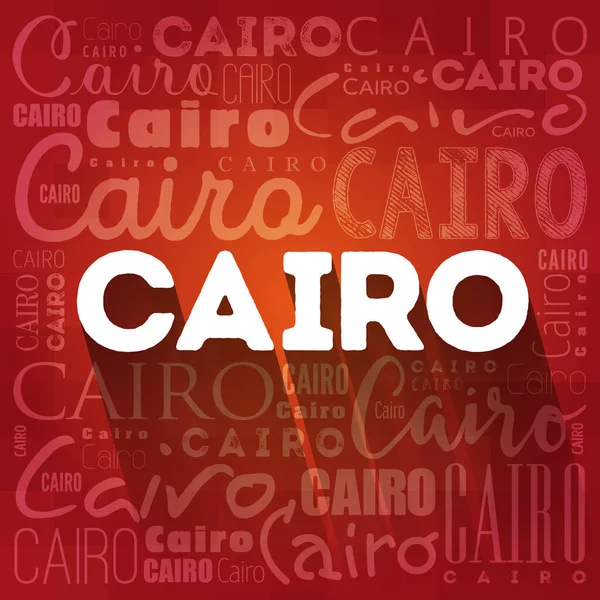 Cairo Papier Peint Nuage Concept Voyage Backgroun — Photo