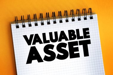 Not defterindeki değerli Varlık metni, konsept arkaplan