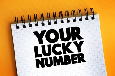 Not defterindeki Şanslı Sayı metnin, kavram arkaplanı