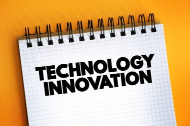 Not defteri, konsept arkaplan üzerine teknolojik yenilik metni