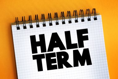 Not defterindeki yarı dönem metni, kavram geri gruplandırması