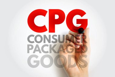 El yazısıyla CPG Tüketici Paketlenmiş Mallar 'a mesaj at. Perakende satış, ürün pazarlama ve günlük kullanım ürünleri içeren tüketici endüstrisi kavramı