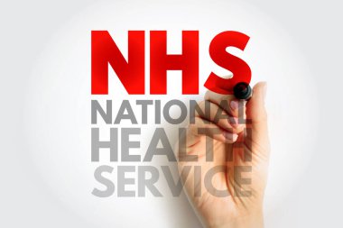 Ulusal Sağlık Servisi 'ne el yazısıyla mesaj at. Sağlık, devlet sağlık hizmetleri ve kamu sağlık sistemi kavramı refah ve tedaviye odaklanmıştır.