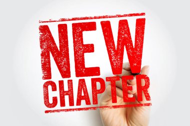 NEW BÖLÜM, mesajı yazarken yeni başlangıçların, geçişlerin, kişisel gelişimin, hayat değişikliklerinin, yeni başlangıçların ve motivasyon temalarının vurgulandığı kalın bir pul tipografisinde gösterildi.