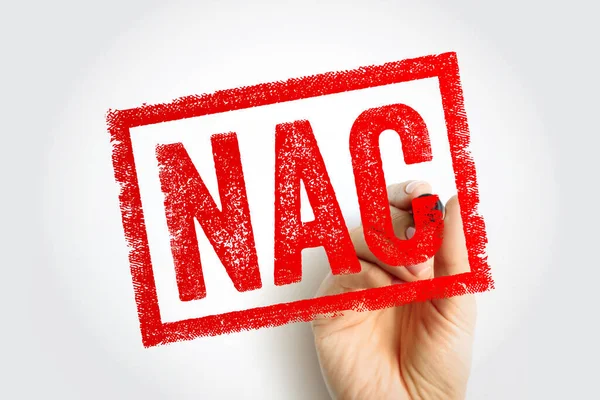 NAC - Ağ Erişim Kontrolü veya N-Asetilsistein, kısaltma metin kavramı damgası