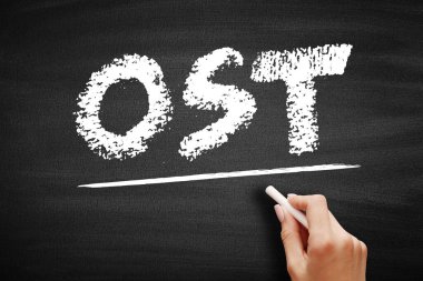 Tahtadaki OST Özgün Soundtrack kısaltması. Film, televizyon şovu ya da video oyununa eşlik eden ve genellikle Standalone albümü olarak yayınlanan müziğe atıfta bulunur.