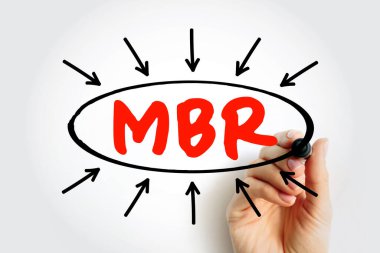 MBR, bilgisayar ve veri depolamada Master Boot Record demek. El işaretleri, bir işletim sisteminin nasıl ve nerede olduğunu belirleyen bir sabit diskteki sektör için kullanılan kısaltmaya işaret eder.