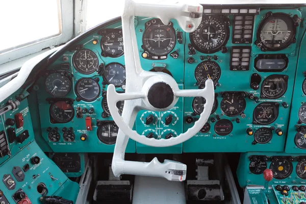Sivil uçak cocpit — Stok fotoğraf