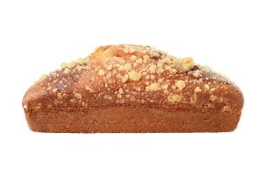 Yakın plan izole edilmiş tarçınlı kek.