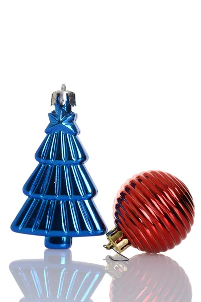 Två antika christmas ornament — Stockfoto