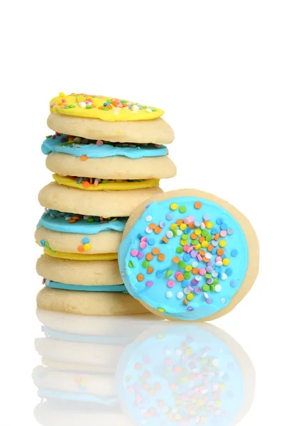 Stack av påsk sugar cookies — Stockfoto