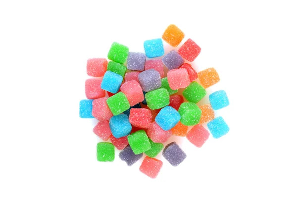 Felülnézet savanyú chewy candy — Stock Fotó