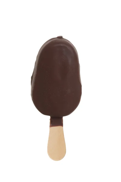 Pequeno gelado de chocolate picolé — Fotografia de Stock
