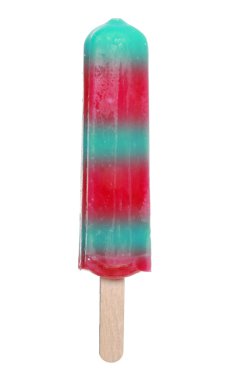 Kırmızı ve mavi buzlu şeker