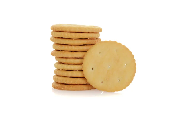 Small round cracker — Stock Photo, Image