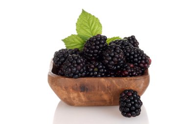 böğürtlen ahşap kase