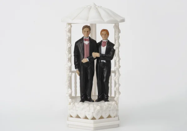 Male wedding couple topper Stock Picture