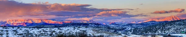 Red Rocks panorama vid solnedgången — Stockfoto