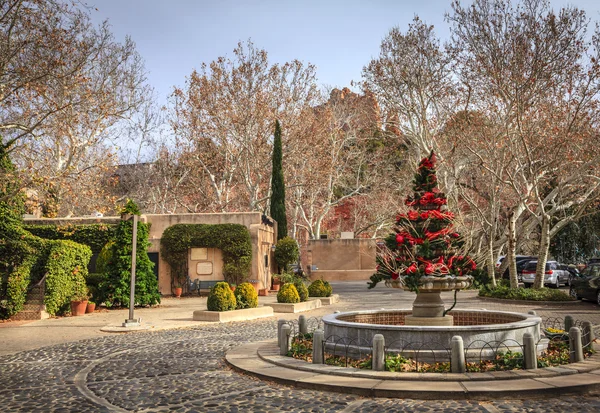 Praça no distrito de arte de Sedona — Fotografia de Stock