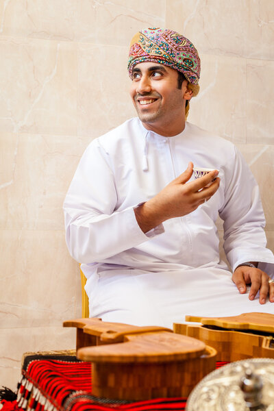 Portrait of an Omani man